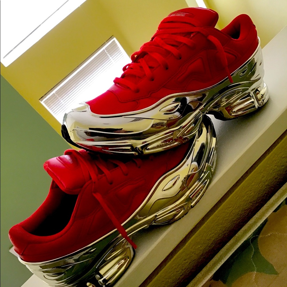 RAF Simons Ozweego Metallic Red